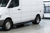 Volkswagen LT 1995-2006 Side Steps Allmond Black (2 pcs, Aluminum) photo 1