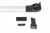 Toyota Proace City 2016- Roof rack (cross bars) for integrated roof rails Wingbar V2 (2 pcs) Black photo 12