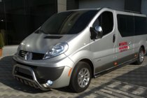 Renault Trafic 2001–2015 Bull Bar WT003-4 (Stainless Steel) With Renault lettering photo 3