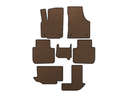 Volkswagen Atlas (Terramont) 2016- EVA Floor Mats (3 Rows, 7-Seater, Brown) photo 1