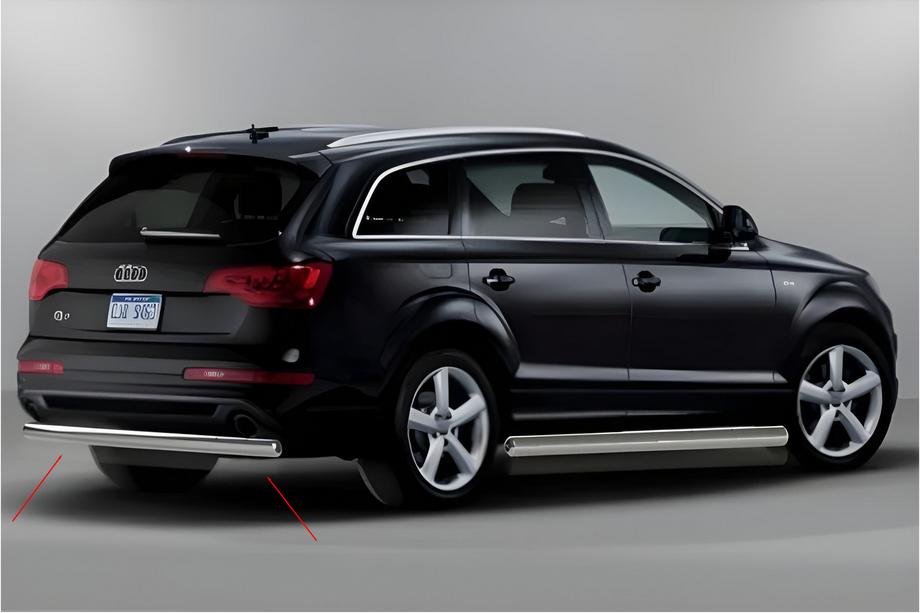 Audi Q7 2005-2015 Rear Guard AK002 (Stainless Steel) Image