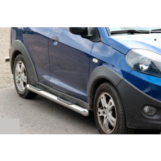 Side Pipes (2 pcs, Stainless Steel) Chery Beat 2009-2015 photo 1