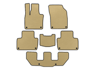 Volvo XC90 2015- EVA Floor Mats (3 Rows, Beige) photo 1