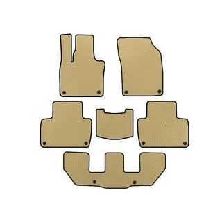 EVA Floor Mats (3 Rows, Beige)