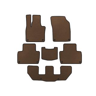 EVA Floor Mats (3 Rows, Brown)