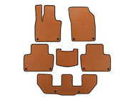 Volvo XC90 2015- EVA Floor Mats (3 Rows, Orange) photo 1