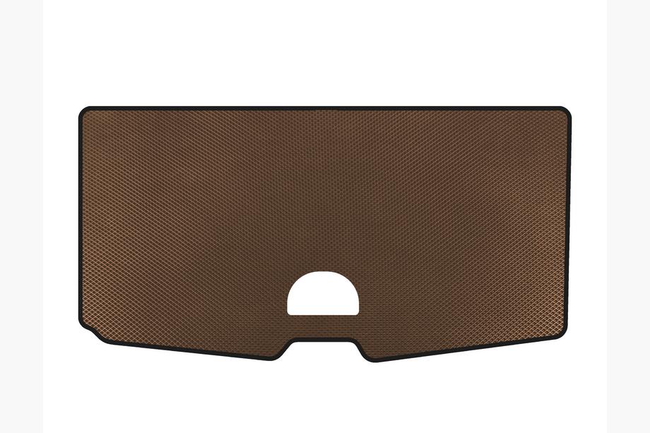 Volvo XC90 2015- EVA Trunk Mat (up to 3rd Row, Brown) Image