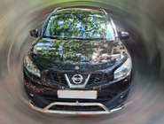Nissan Qashqai 2010-2014 Front bumper guard (stainless steel) photo 1