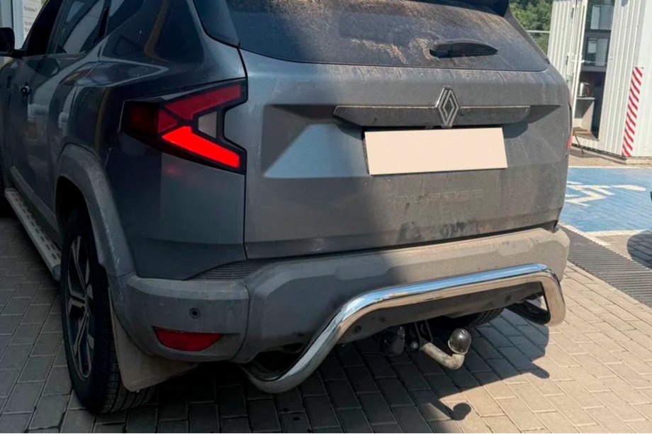 Renault Duster 2024- Rear Guard AK007 (Stainless Steel) Image