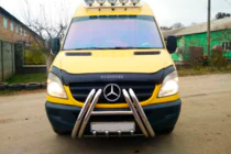Mercedes Sprinter W906 2006–2018 Bull Bar F1-01 (2013-2018, Stainless Steel) photo 4