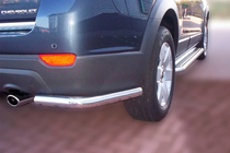 Chevrolet Captiva 2006-2019 Rear Corner Bars AK003 (2 pcs, stainless steel) photo 1