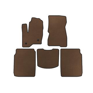 EVA Floor Mats (2 Rows, 2013-2019, Brown)