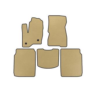 EVA Floor Mats (2 Rows, 2013-2019, Beige)