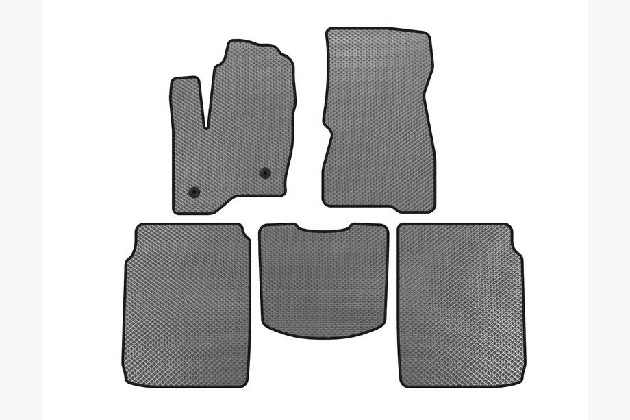 Ford Flex 2009-2019 EVA Floor Mats (2 Rows, 2013-2019, Gray) Image