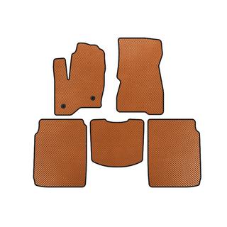 EVA Floor Mats (2 Rows, 2013-2019, Orange)