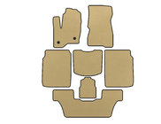 Ford Flex 2009-2019 EVA Floor Mats (3 Rows, 2013-2019, Beige) photo 1