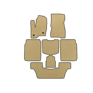 EVA Floor Mats (3 Rows, 2013-2019, Beige)