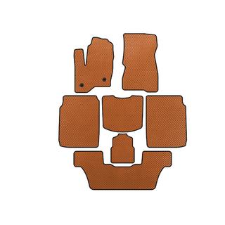 EVA Floor Mats (3 Rows, 2013-2019, Orange)