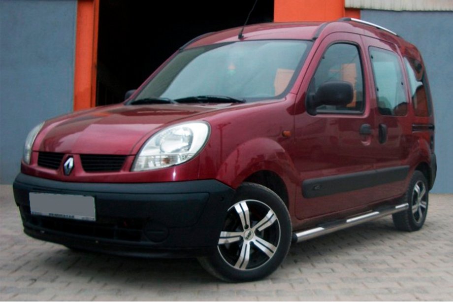 Renault Kangoo 1998-2008 Side Pipes (2 pcs, Stainless Steel) Photo 2