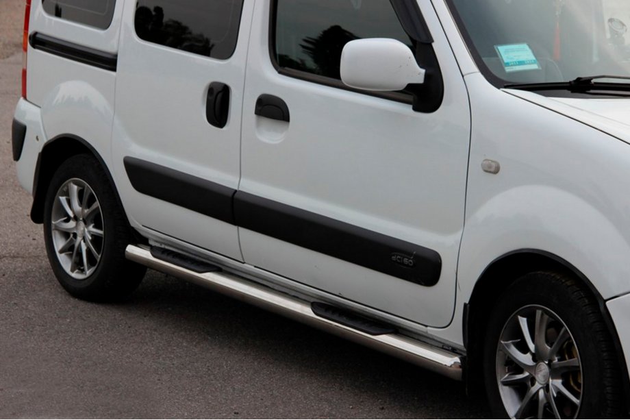 Renault Kangoo 1998-2008 Side Pipes (2 pcs, Stainless Steel) Photo 1