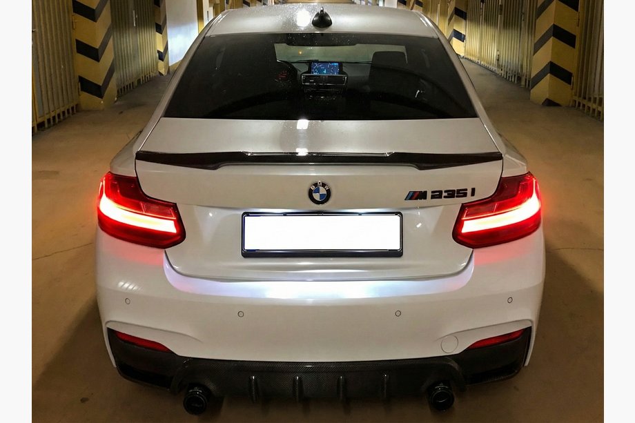 BMW 2 Series F22/F23 2014-2021 M4-Style Spoiler (for F22, Gloss Black) Image