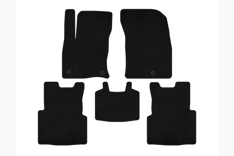 Ford Kuga/Escape 2019- Textile Floor Mats Classic (For Escape, Black) Image