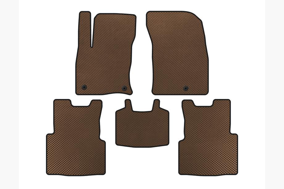 Ford Kuga/Escape 2019- EVA Floor Mats (For Escape, Brown) Image