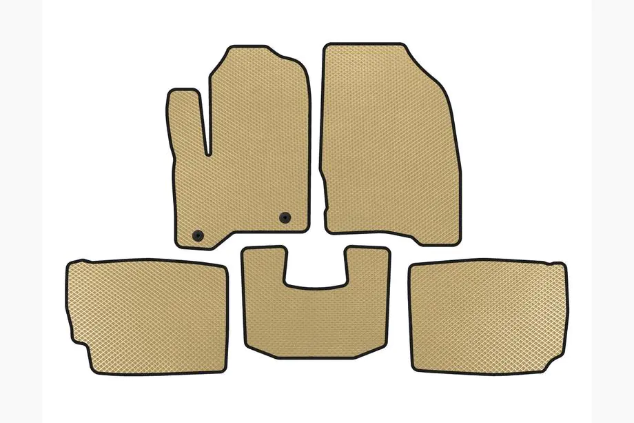 Ford Taurus 2010-2019 EVA Floor Mats (2010-2012, Beige) Image