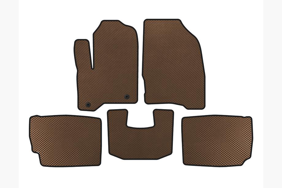 Ford Taurus 2010-2019 EVA Floor Mats (2010-2012, Brown) Image