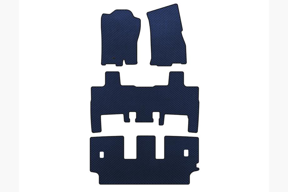 Ford Expedition 2007-2017 EVA Floor Mats (2007-2014, Blue) Image