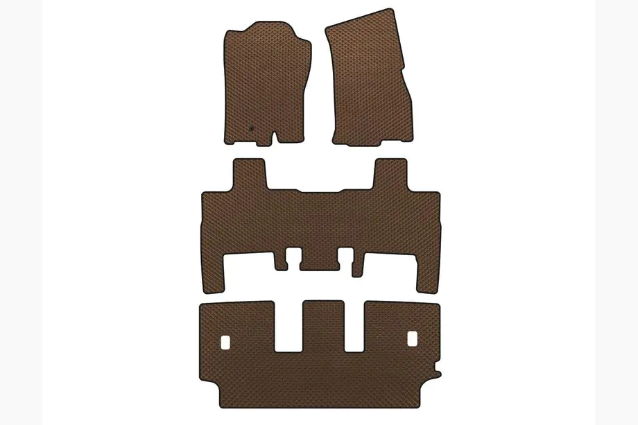 Ford Expedition 2007-2017 EVA Floor Mats (2007-2014, Brown) Image