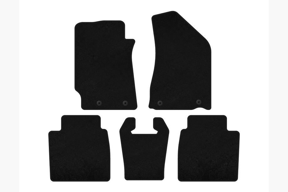 Geely Emgrand EC8 Textile Floor Mats Premium (SD, Black) Image