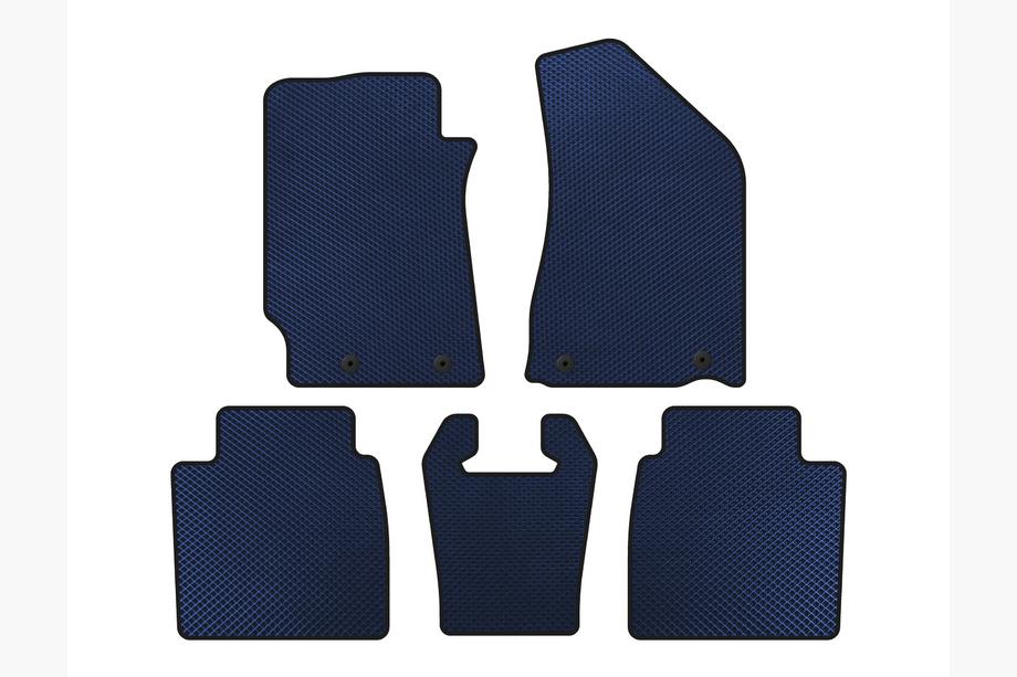 Geely Emgrand EC8 EVA Floor Mats (SD, Blue) Image