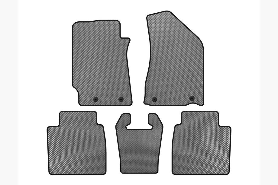 Geely Emgrand EC8 EVA Floor Mats (SD, Gray) Image