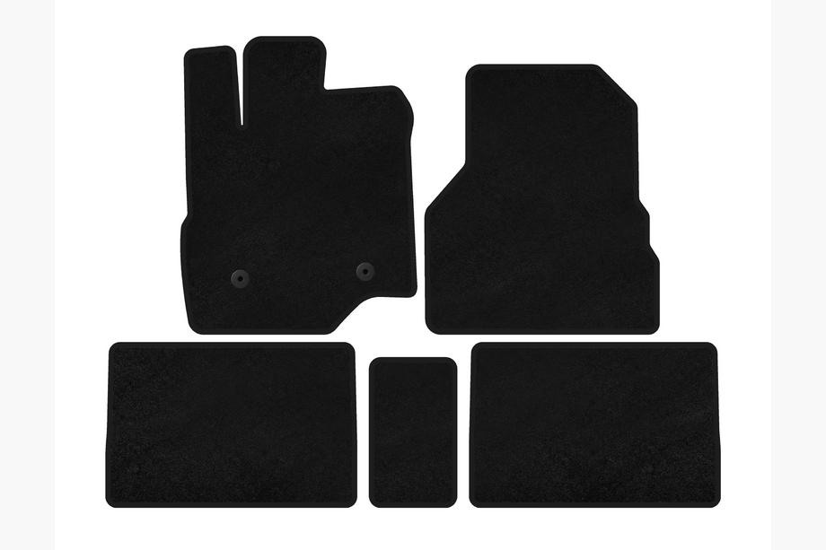 GMC Terrain 2009-2017 Textile Floor Mats Premium (Black) Image