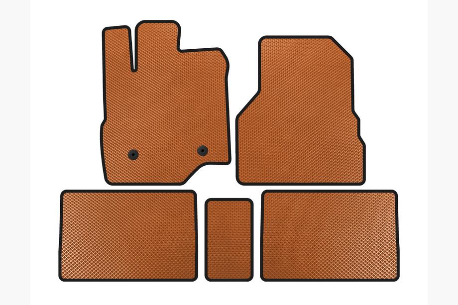 GMC Terrain 2009-2017 EVA Floor Mats (Orange) Image