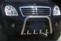 SsangYong Rexton I 2001-2017 Bull Bar QT006 (Stainless Steel) photo 1