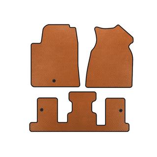 EVA Floor Mats (1+3 Row, 2013-2017, Orange) GMC Acadia 2006-2017