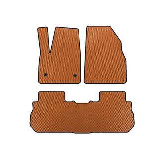 EVA Floor Mats (2 Rows, 2017-2019, Orange)