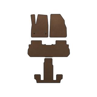 EVA Floor Mats (3 Rows, 2017-2019, Brown)