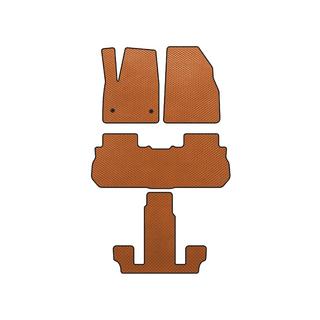 EVA Floor Mats (3 Rows, 2017-2019, Orange) GMC Acadia 2017-
