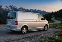 Volkswagen T5 Transporter 2003-2010 Side Steps Duru (2 pcs, Aluminum) Short Wheelbase photo 2