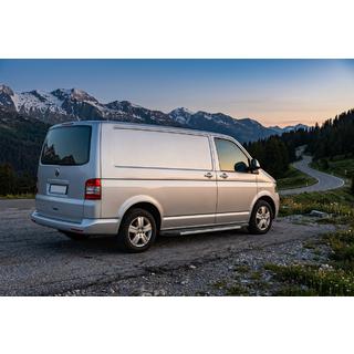 Side Steps Duru (2 pcs, Aluminum) Volkswagen T5 Transporter 2003-2010 photo 2