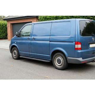 Side Steps Bosphorus Black (2 pcs, Aluminum) Volkswagen T5 Transporter 2003-2010 photo 1