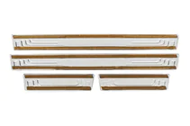 Renault Megane III 2009-2016 Door Sill Protectors V-2 (4 pcs, Stainless Steel) photo 4