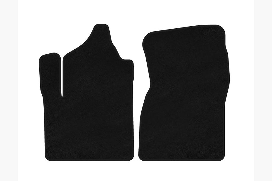 GMC Sierra 2013-2019 Textile Floor Mats Premium (Black) Image
