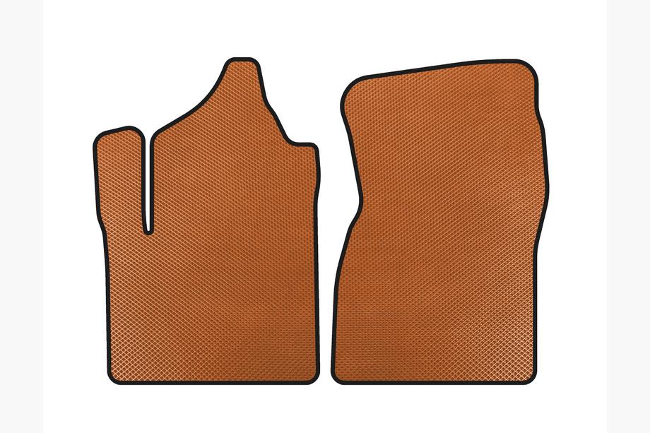 GMC Sierra 2013-2019 EVA Floor Mats (Orange) Image