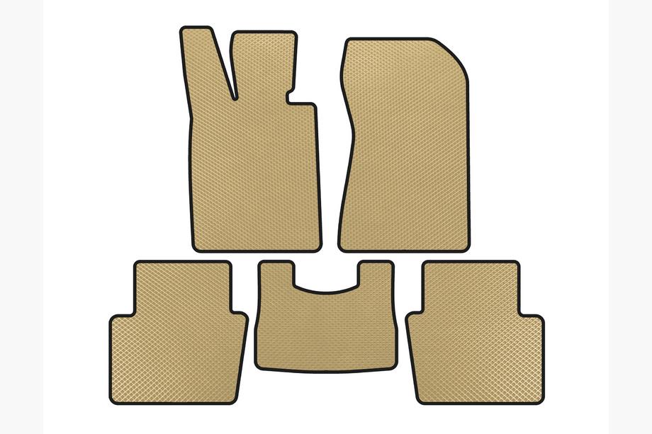 Honda Legend 2004-2012 EVA Floor Mats (Beige) Image
