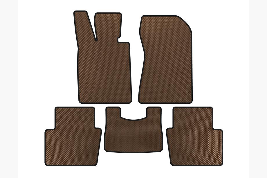 Honda Legend 2004-2012 EVA Floor Mats (Brown) Image