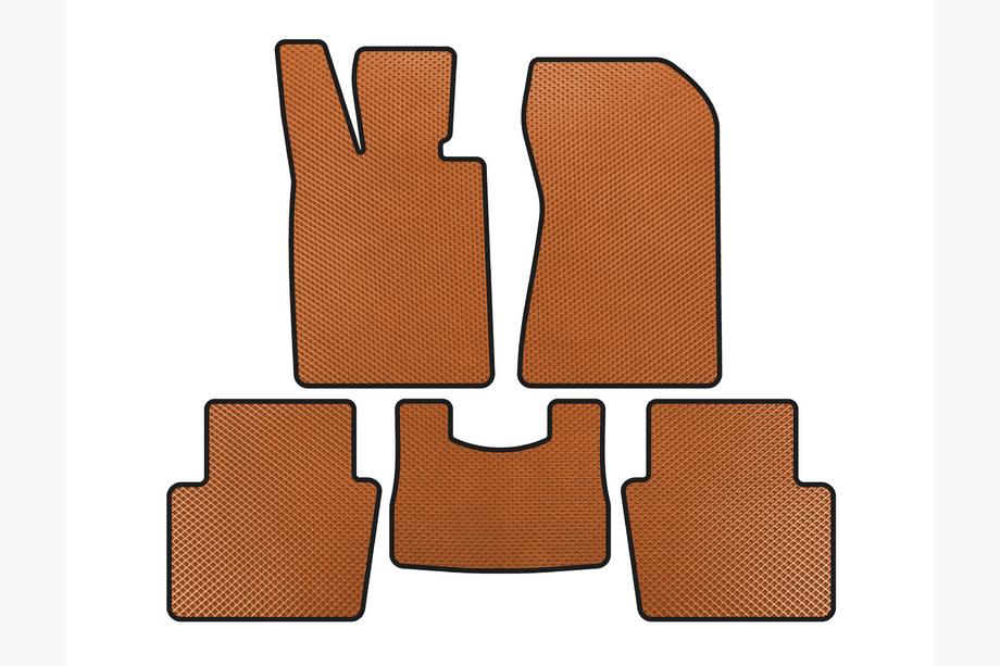 Honda Legend 2004-2012 EVA Floor Mats (Orange) Image